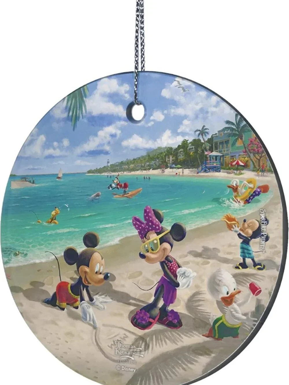Mickey & Minnie Glass Print | 3.5
